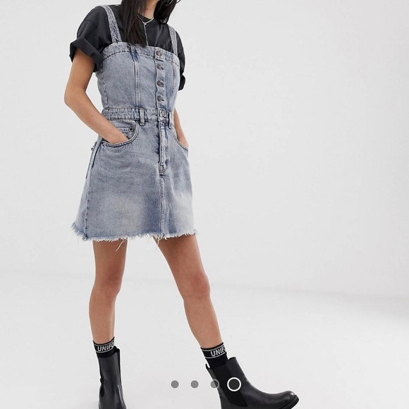 ‼️BNWT‼️ CHEAP MONDAY Blue Denim Potion Dress - Picture 3 of 6